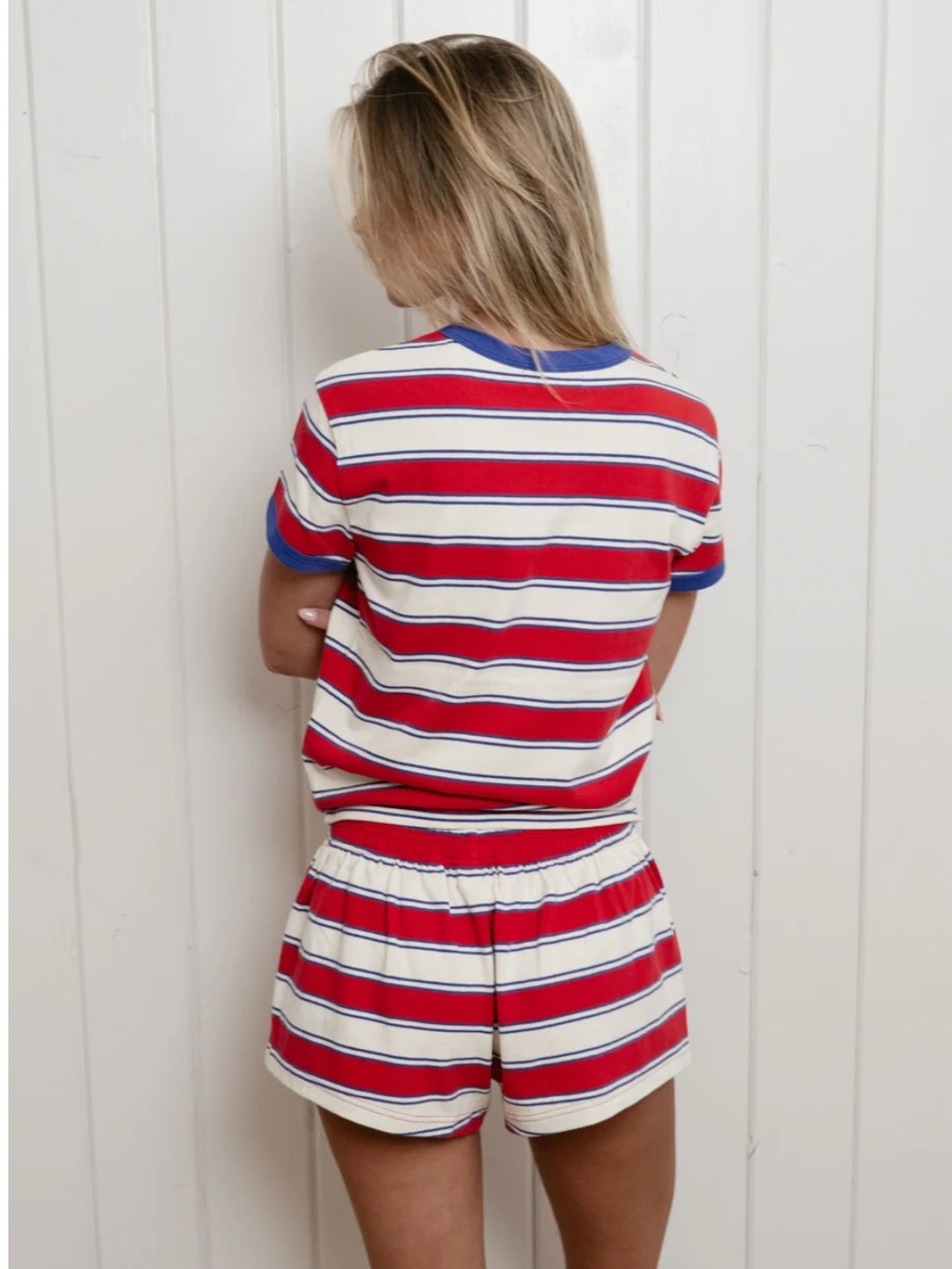 PARKE Coastal Stripe T-Shirt Lighthouse Stripe xs - Picture 2 of 4